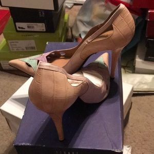 Stuart Weitzman Complex Petal Indian Pumps